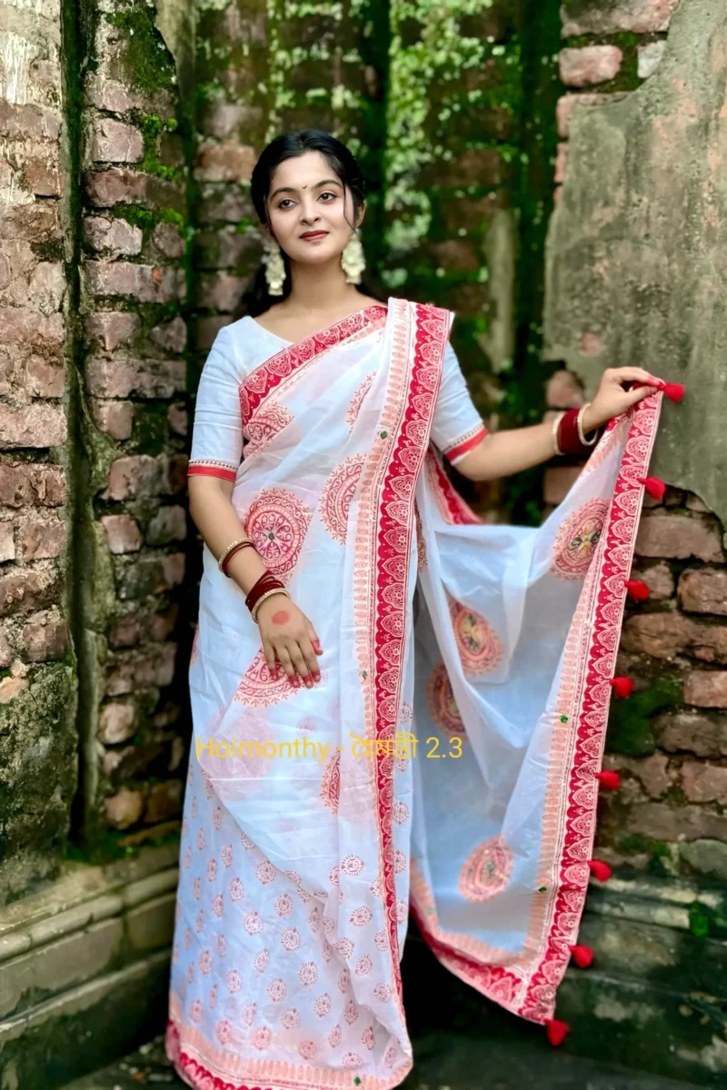 প্রিমিয়াম এমব্রয়ডারি বুটিক শাড়ি #202